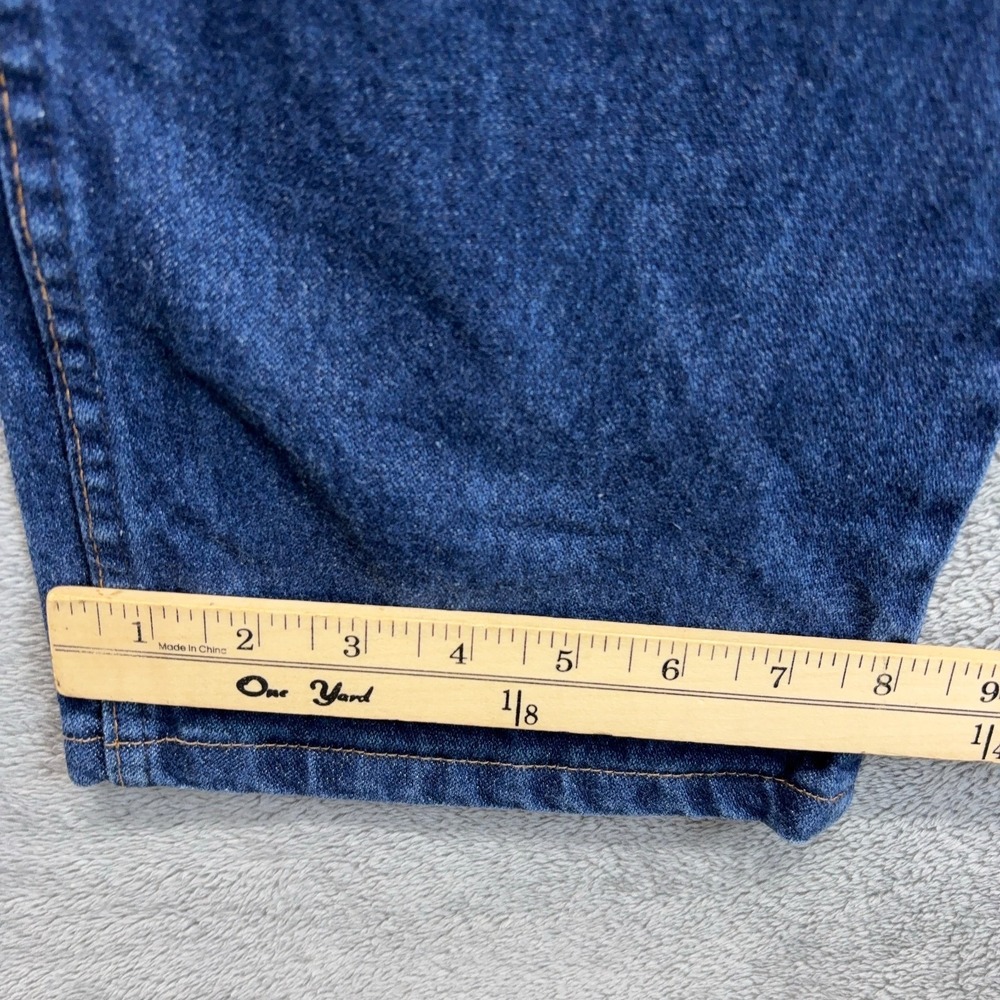 Wrangler FR Jeans Mens 33X32 Blue Flame Resistant 13 Original Straight Arc2 - Picture 8 of 11